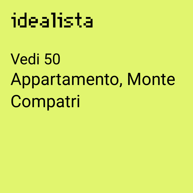 appartamento in vendita a Monte Compatri in zona Laghetto