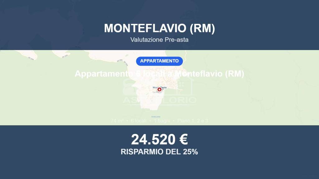 appartamento in vendita a Monteflavio
