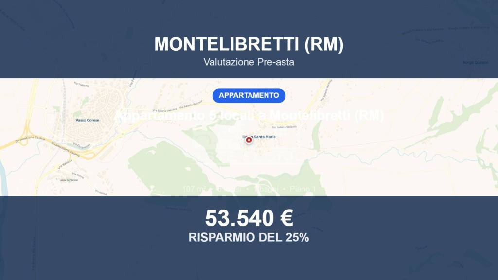 appartamento in vendita a Montelibretti