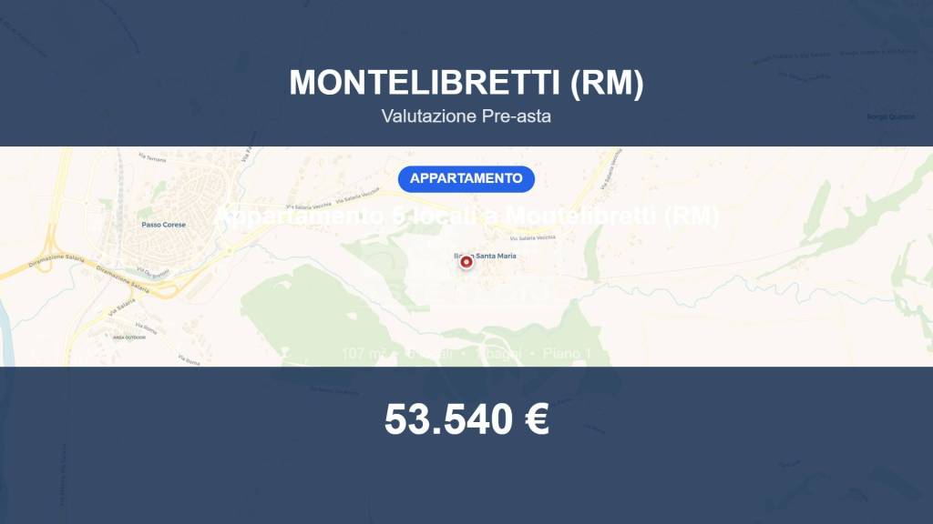 appartamento in vendita a Montelibretti