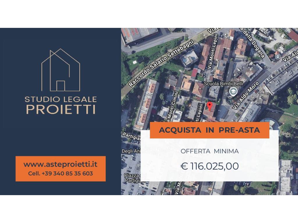 appartamento in vendita a Monterotondo in zona Stazione