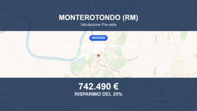 negozio in vendita a Monterotondo in zona Stazione