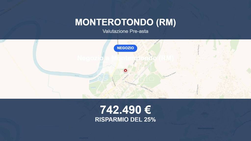 negozio in vendita a Monterotondo in zona Stazione