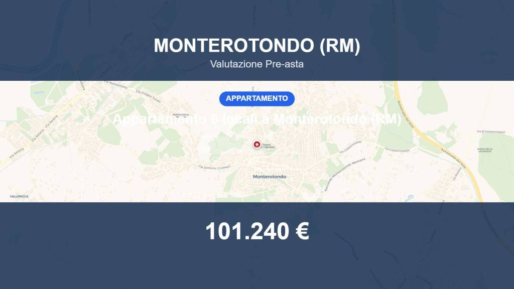 appartamento in vendita a Monterotondo in zona Cerqueto