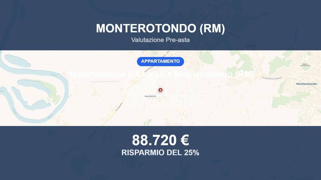 appartamento in vendita a Monterotondo in zona Stazione