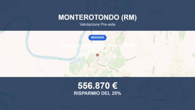 negozio in vendita a Monterotondo in zona Stazione