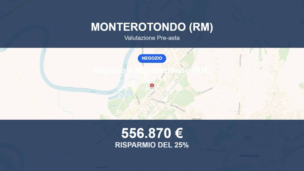negozio in vendita a Monterotondo in zona Stazione