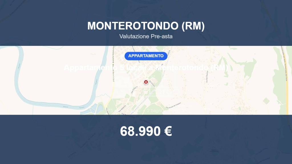appartamento in vendita a Monterotondo in zona Stazione