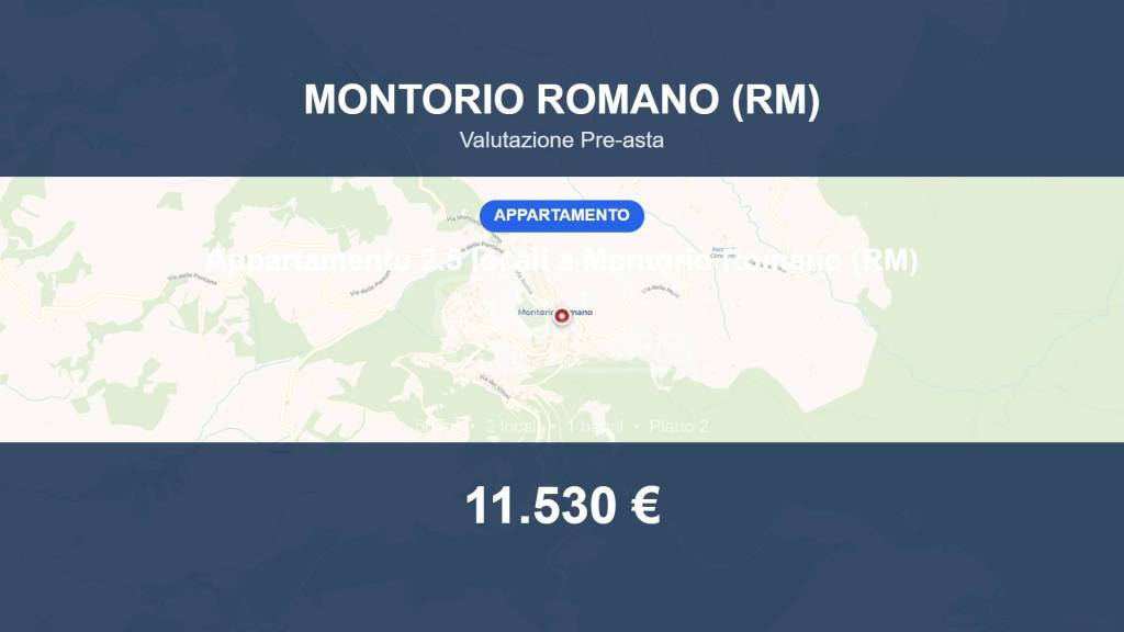 appartamento in vendita a Montorio Romano