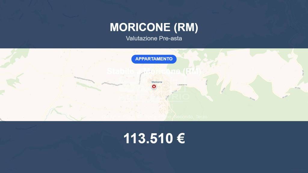 appartamento in vendita a Moricone