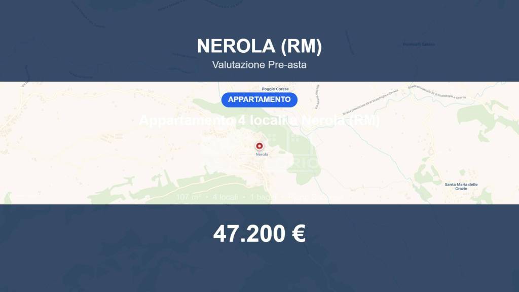 appartamento in vendita a Nerola