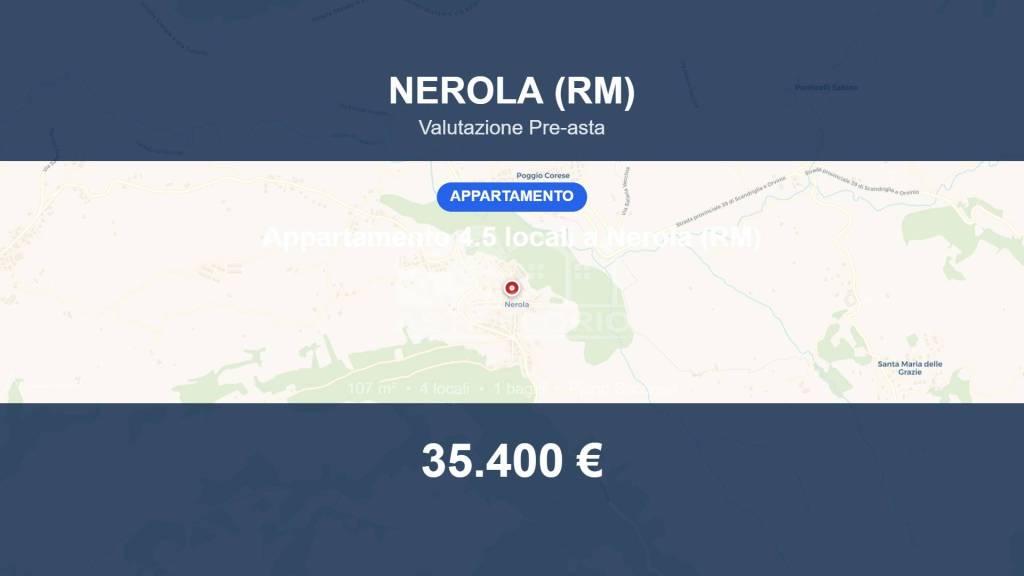 appartamento in vendita a Nerola