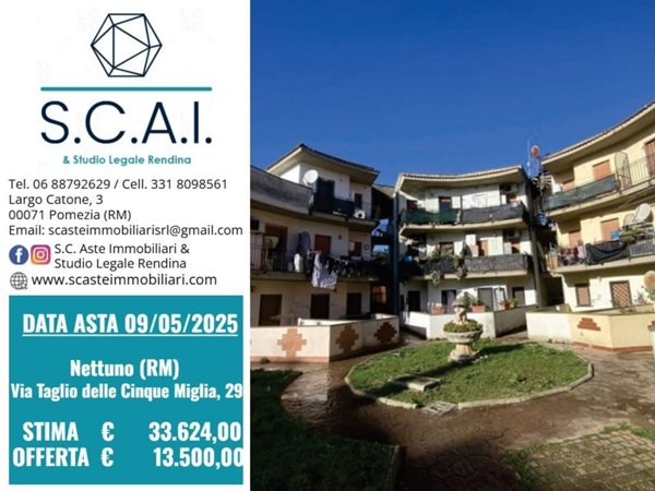 appartamento in vendita a Nettuno