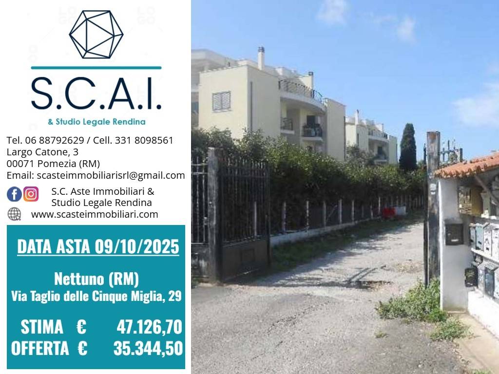 appartamento in vendita a Nettuno