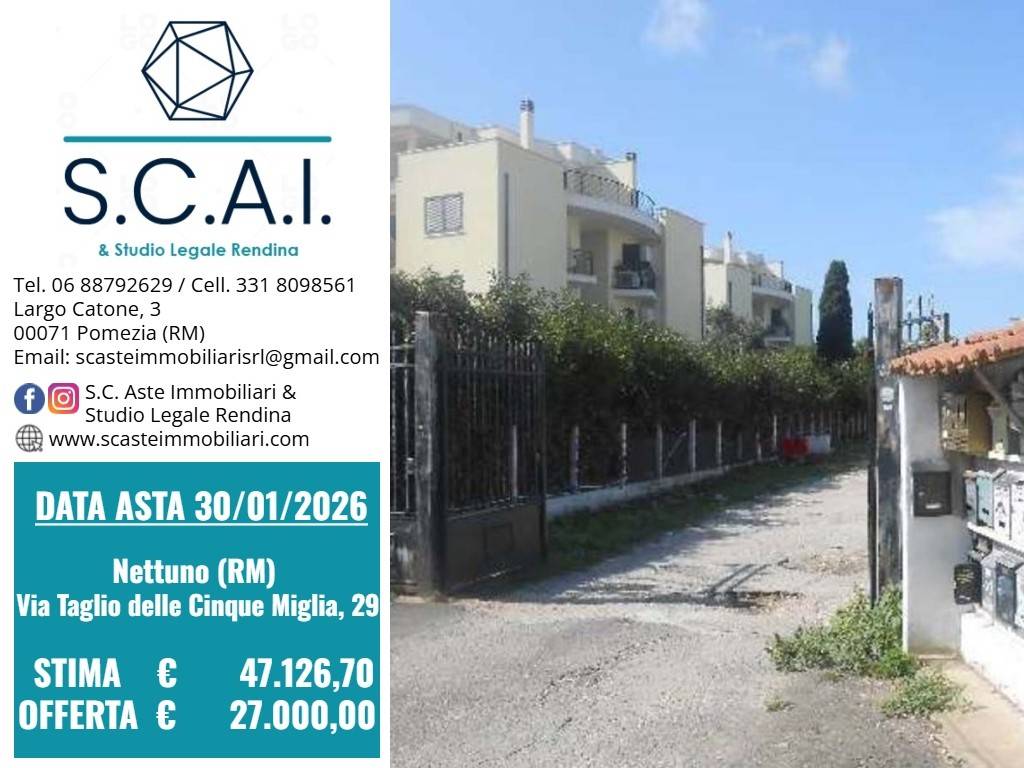 appartamento in vendita a Nettuno