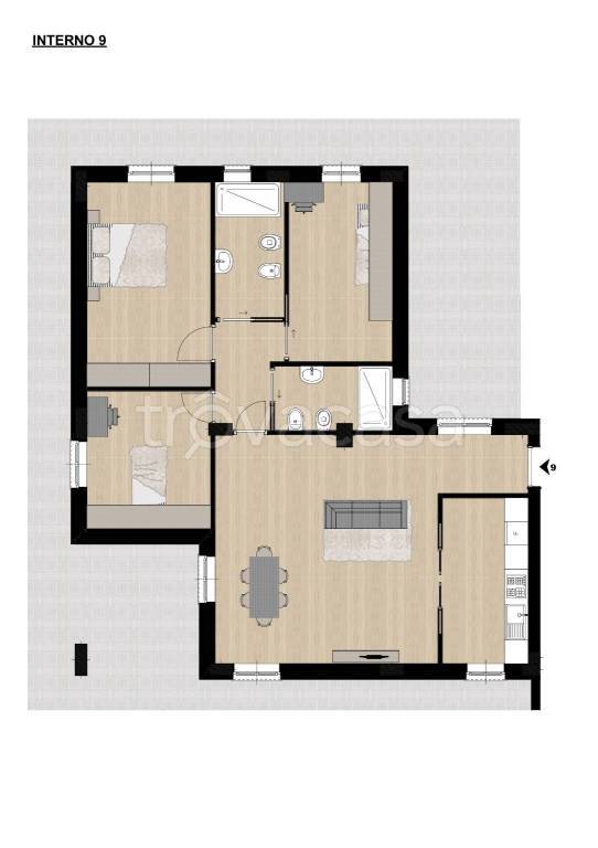 appartamento in vendita a Nettuno