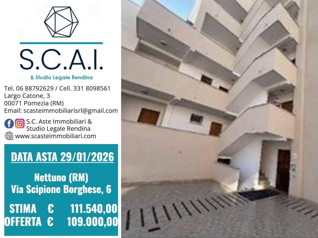 appartamento in vendita a Nettuno