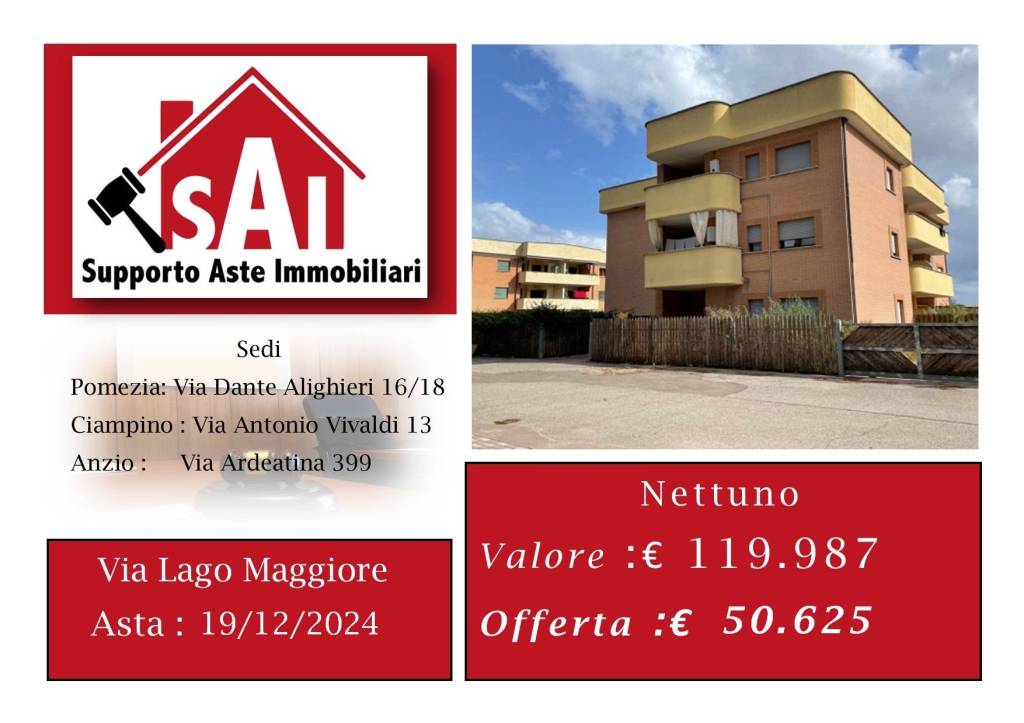 appartamento in vendita a Nettuno
