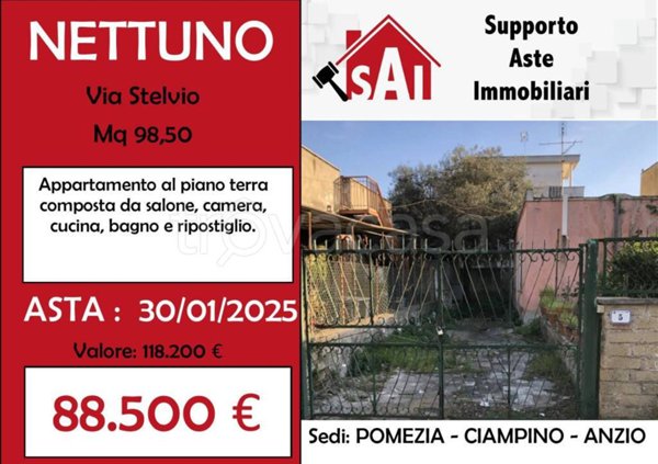 appartamento in vendita a Nettuno