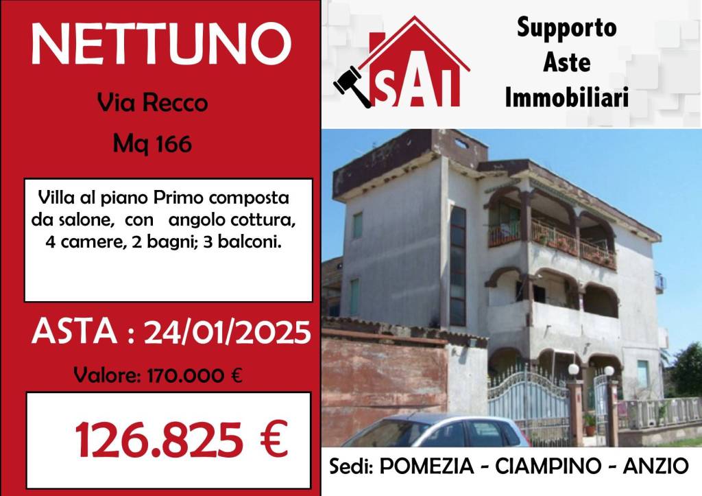 appartamento in vendita a Nettuno