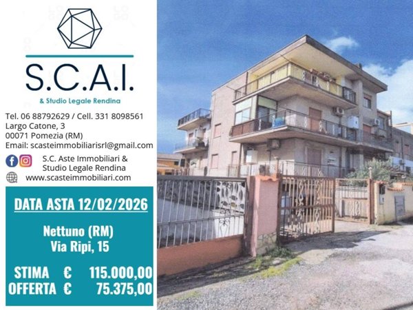 appartamento in vendita a Nettuno