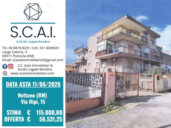 appartamento in vendita a Nettuno