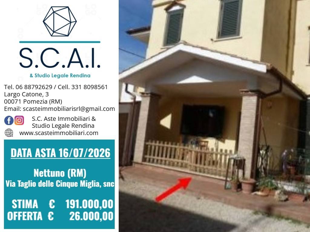 appartamento in vendita a Nettuno