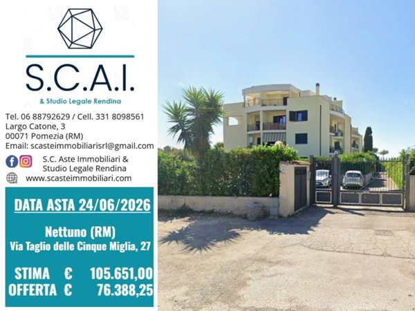 appartamento in vendita a Nettuno in zona Padiglione