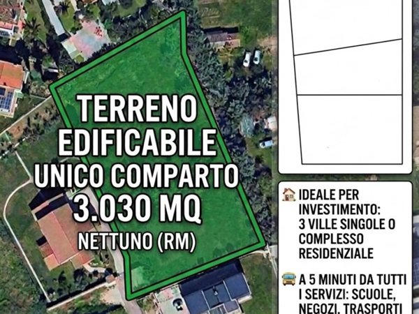 terreno edificabile in vendita a Nettuno