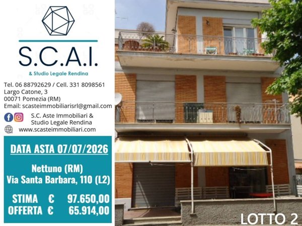 appartamento in vendita a Nettuno