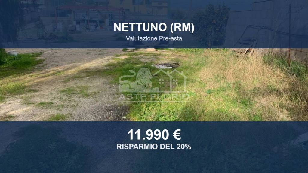 terreno in vendita a Nettuno