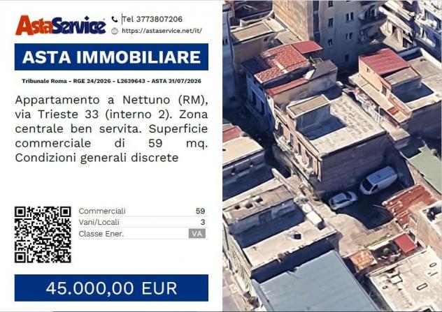 appartamento in vendita a Nettuno