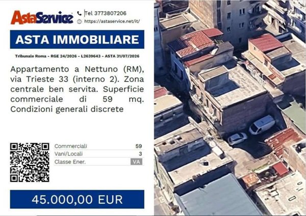 appartamento in vendita a Nettuno