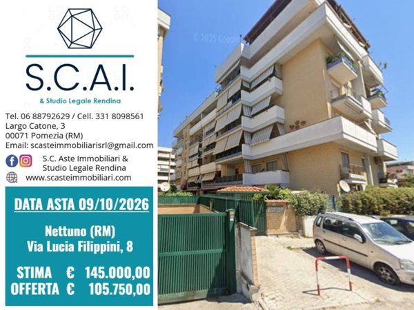 appartamento in vendita a Nettuno