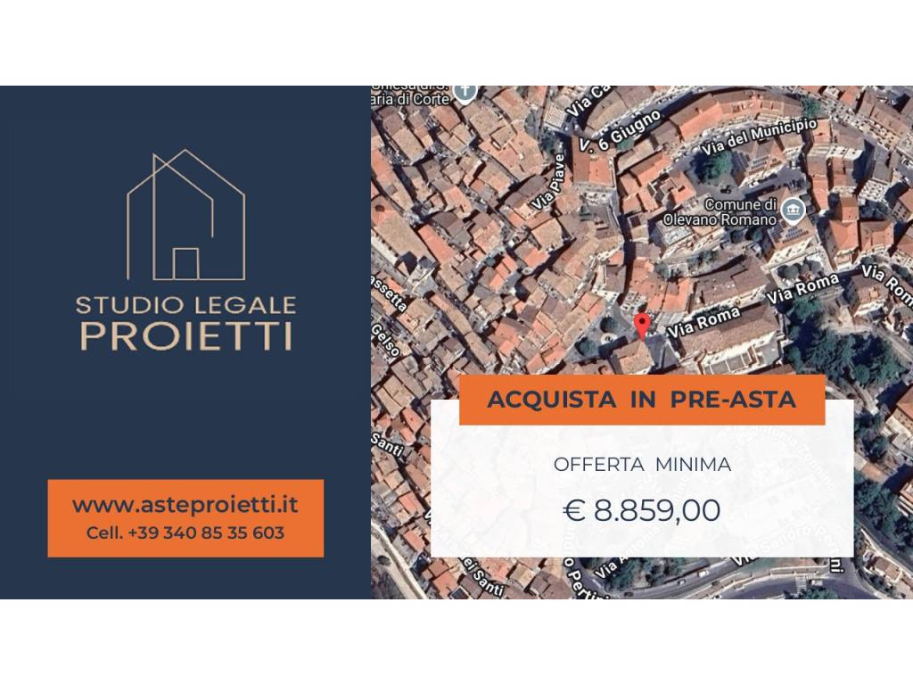 appartamento in vendita ad Olevano Romano