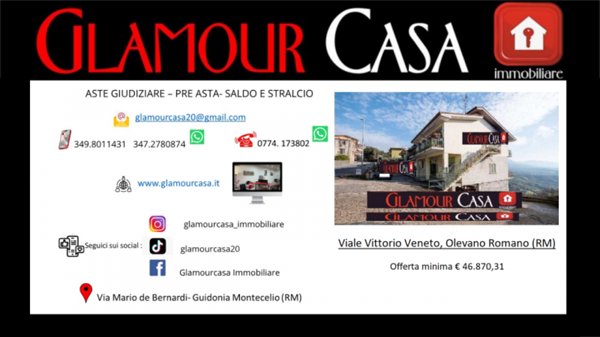 appartamento in vendita ad Olevano Romano