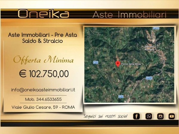 appartamento in vendita ad Olevano Romano