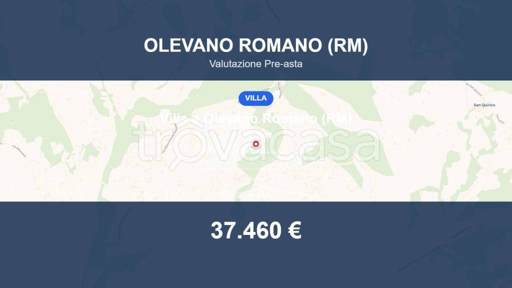 terreno agricolo in vendita ad Olevano Romano
