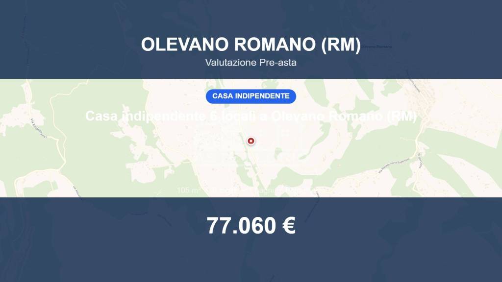 casa indipendente in vendita ad Olevano Romano