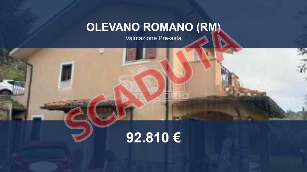 casa indipendente in vendita ad Olevano Romano