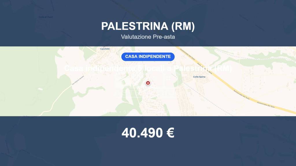 casa indipendente in vendita a Palestrina in zona Carchitti