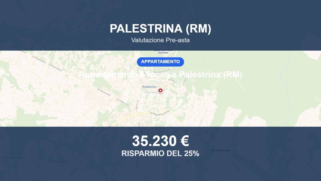 appartamento in vendita a Palestrina