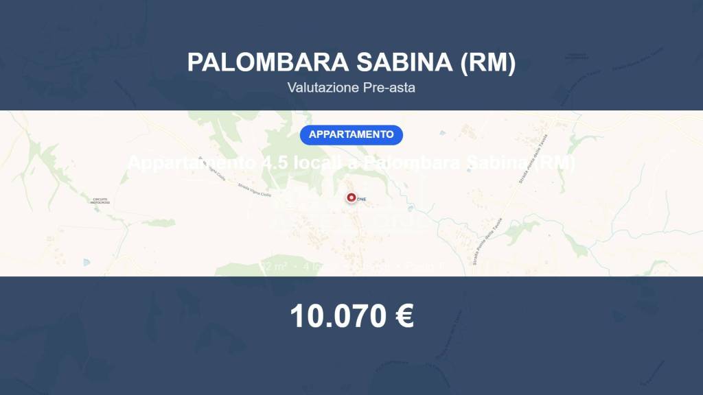 appartamento in vendita a Palombara Sabina in zona Cretone