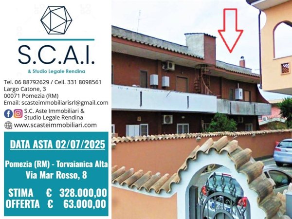appartamento in vendita a Pomezia in zona Torvaianica
