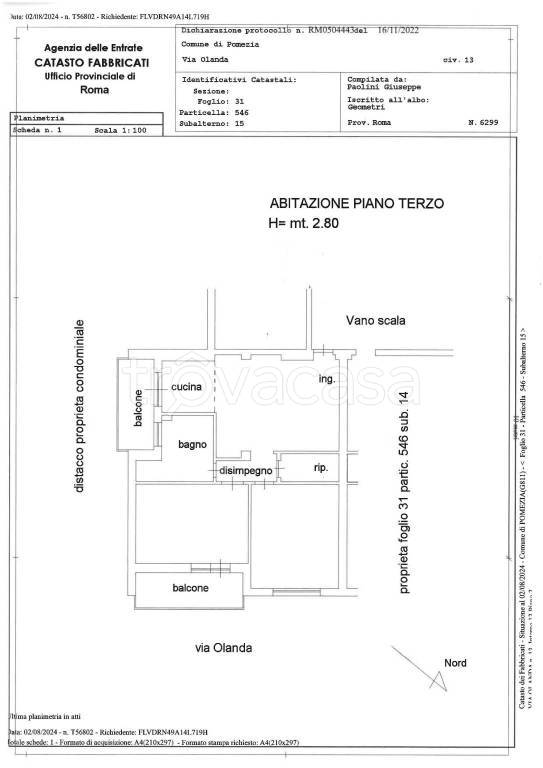 appartamento in vendita a Pomezia