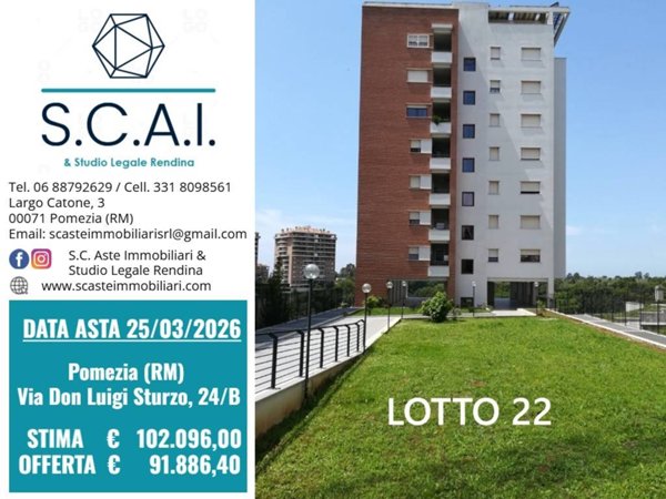 appartamento in vendita a Pomezia