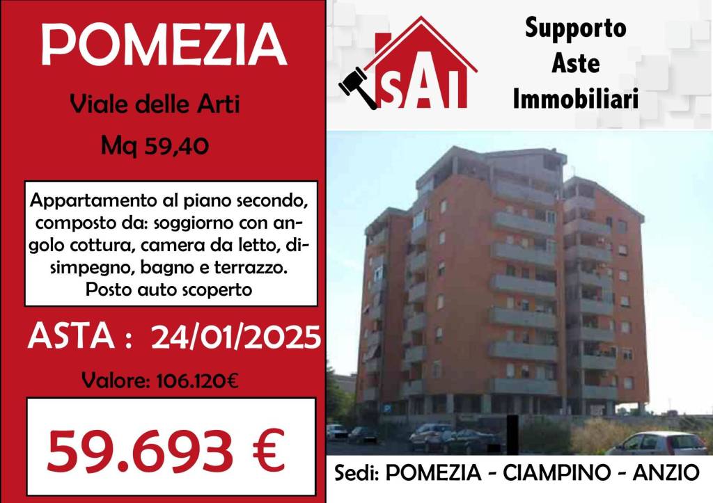 appartamento in vendita a Pomezia