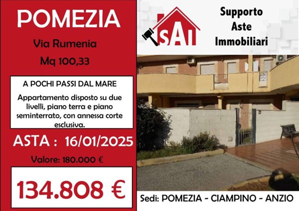 appartamento in vendita a Pomezia in zona Torvaianica