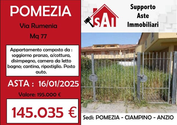 appartamento in vendita a Pomezia in zona Torvaianica