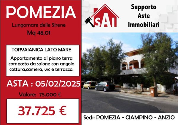 appartamento in vendita a Pomezia in zona Torvaianica